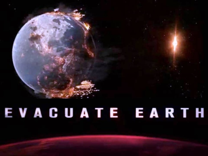 Evacuate Earth solar system neutron star