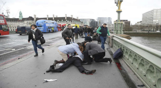 london parliament is now on lockdown following the stabbing of a police officer and dozen people being mowed down 