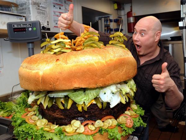 Largest Hamburger Photoshop Picture