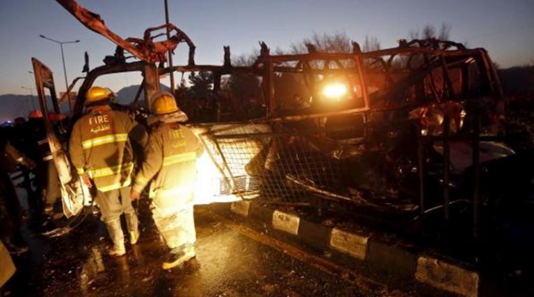 Επίθεση καμικάζι στην Καμπούλ κοντά στη ρωσική πρεσβεία (video)