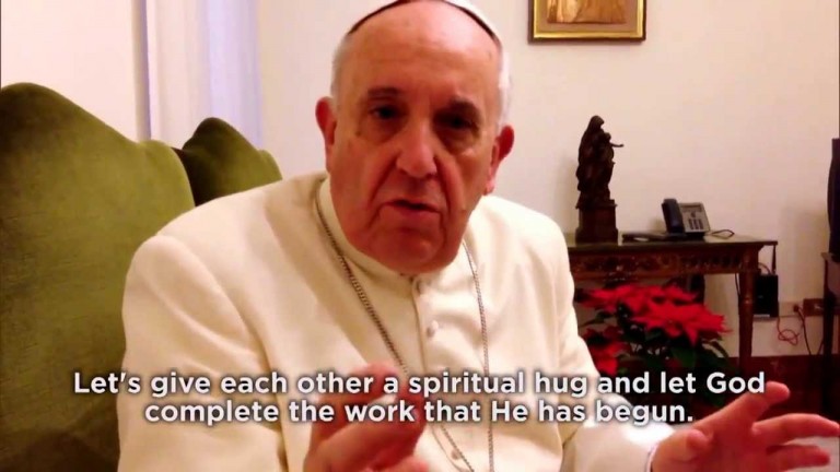 ΠΑΠΑΣ ΦΡΑΓΚΙΣΚΟΣ : «ΕΜΠΡΟΣ ΓΙΑ ΤΗΝ ΜΙΑ ΠΑΝΘΡΗΣΚΕΙΑ!»,