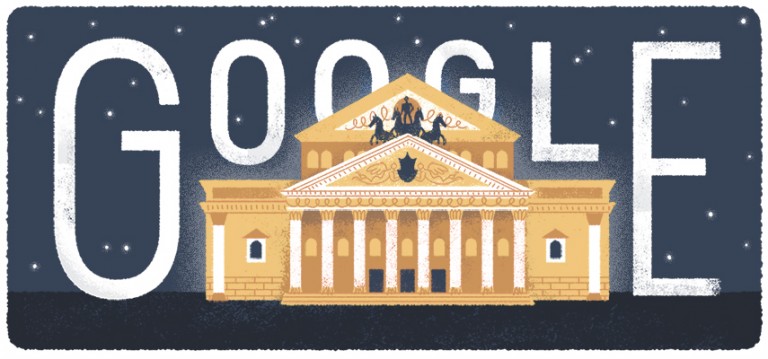 Θέατρο Μπολσόι: Η Google τιμά με doodle τα 240α γενέθλιά του
