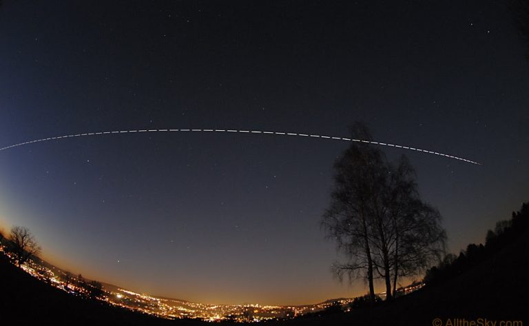 Ο Διεθνής Διαστημικός Σταθμός ορατός από Ελλάδα σε λίγα λεπτά (22.19)