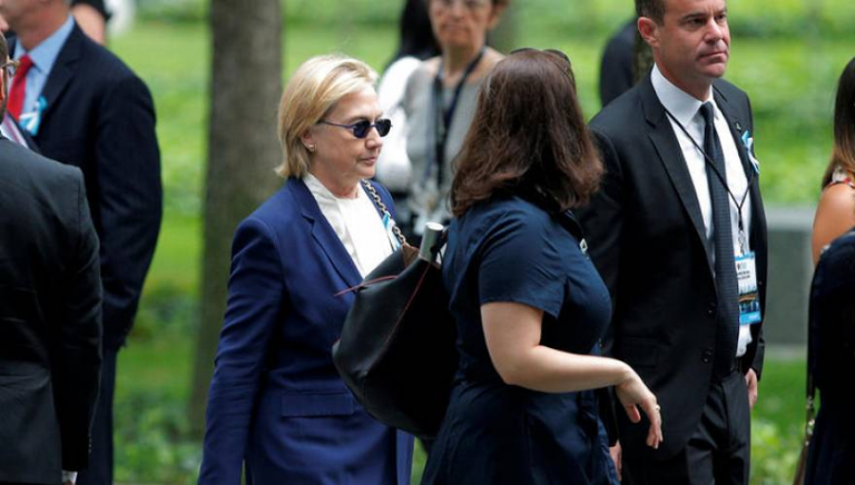 Νέο επεισόδιο για τη Χ.Κλίντον: Λιποθύμησε στην εκδήλωση για την 11η Σεπτεμβρίου (φωτό)