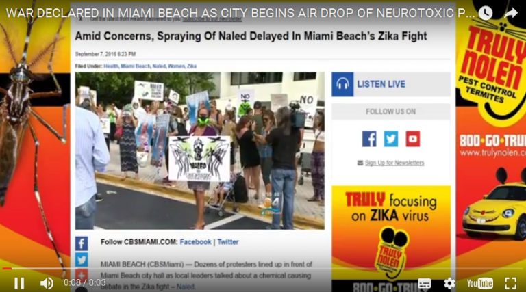 Δεν το κρυβουν καθολου πια!!! Αεροψεκασμοι για την “καταπολεμηση” του ιου ζικα