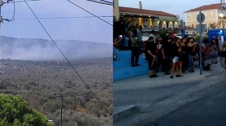 300 μετανάστες έφυγαν από το χοτ σποτ της Μόριας και λεηλατούν