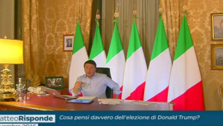 Η Ιταλία αφαίρεσε την σημαία της ΕΕ από τις εμφανίσεις των κυβερνητικών αξιωματούχων