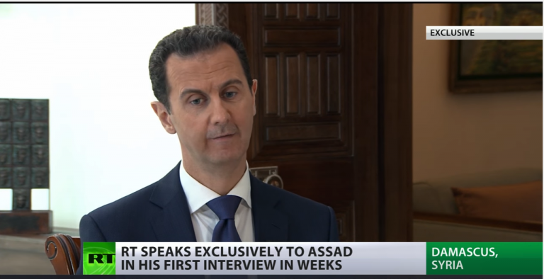 Άσαντ: “Όλη η Δυτική βοήθεια έχει σταλεί σε τρομοκρατικές ομάδες στη Συρία, και όχι στους αμάχους” (βίντεο)