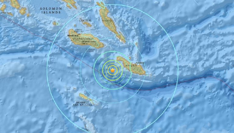 Νέα ισχυρή σεισμική δόνηση στα Νησιά του Σολομώντα