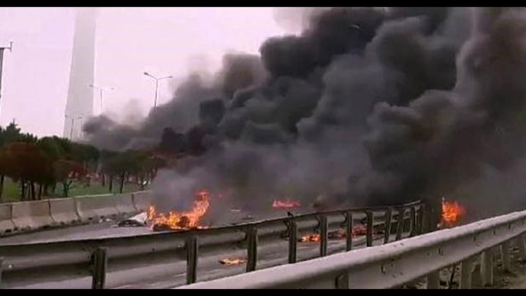 Συντριβή ελικοπτέρου στην Κωνσταντινούπολη