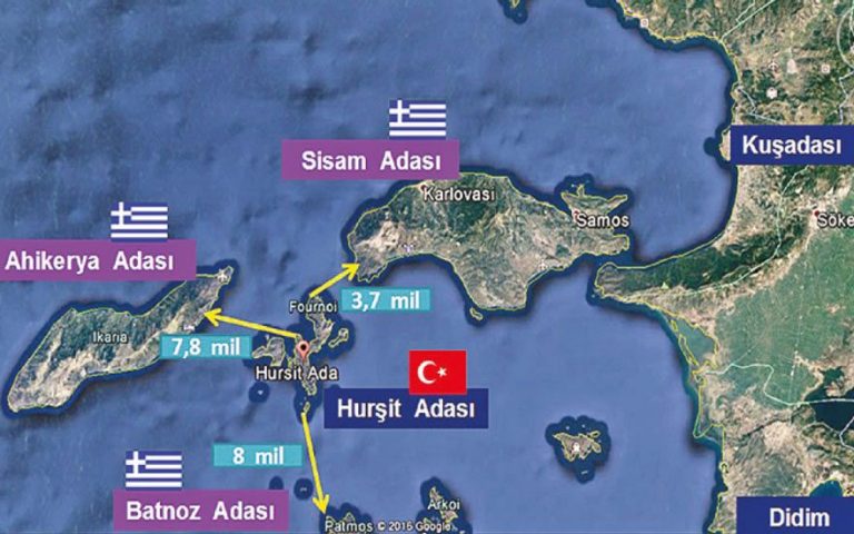 ΝΕΑ ΕΛΛΗΝΙΚΗ «ΠΡΟΚΛΗΣΗ» ΣΤΟ HURŞİT ADA, (ΦΟΥΡΝΟΥΣ-ΠΑΝΑΓΙΑ- ΟΙΝΟΥΣΕΣ)