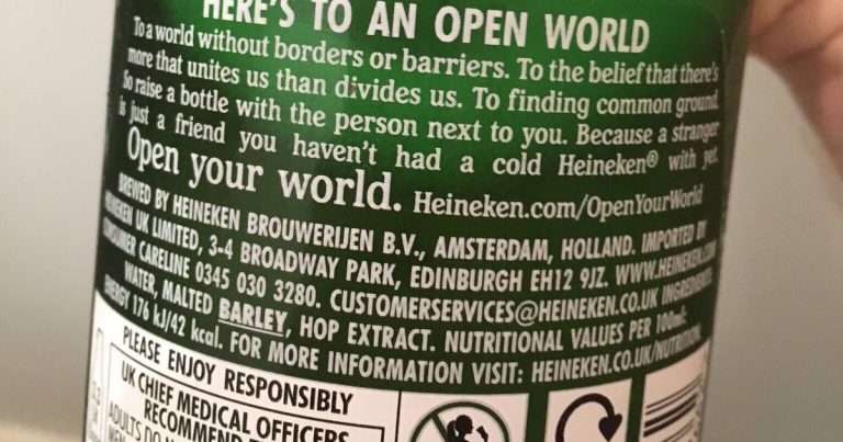 Η Heineken προωθεί την ατζέντα των “open borders” – και όχι μόνο