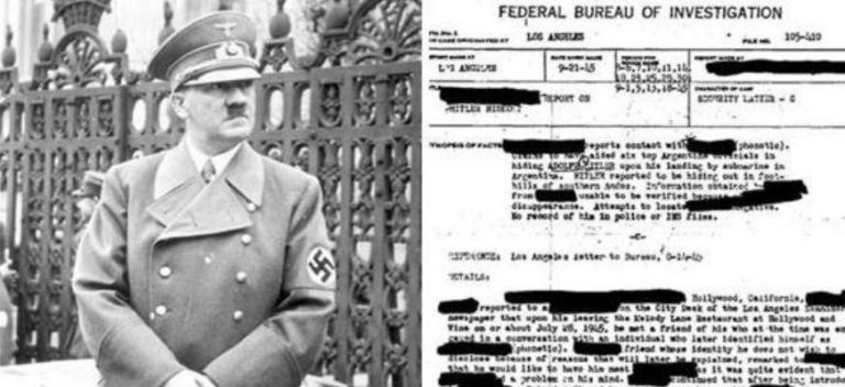 ΜΑΡΤΥΡΙΑ ΣΤΟ FBI: Ο Χίτλερ δεν αυτοκτόνησε αλλά απέδρασε στη Νότιο Αμερική – Πότε πέθανε