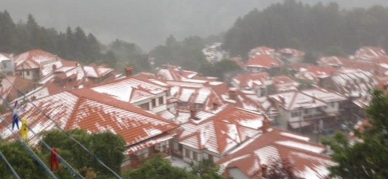 ΑΠΙΣΤΕΥΤΕΣ ΕΙΚΟΝΕΣ: Στα λευκά το Μέτσοβο!