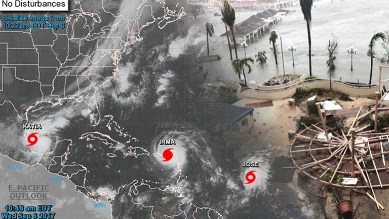 Εικόνες αποκάλυψης από την επίθεση του τυφώνα