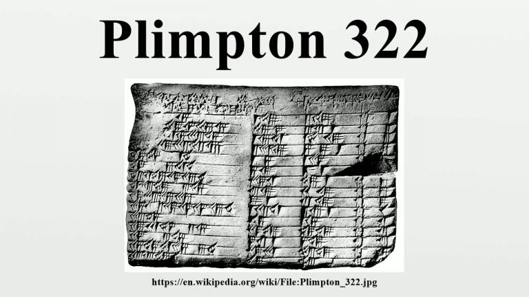 Επαναλαμβανόμενο μοτίβο και μήνυμα – Plimpton322