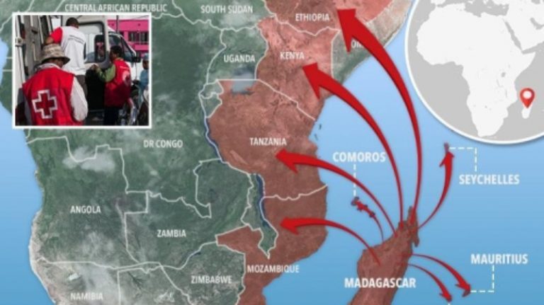 Ο μαύρος θάνατος ξεπηδά από την Μαδαγασκάρη.