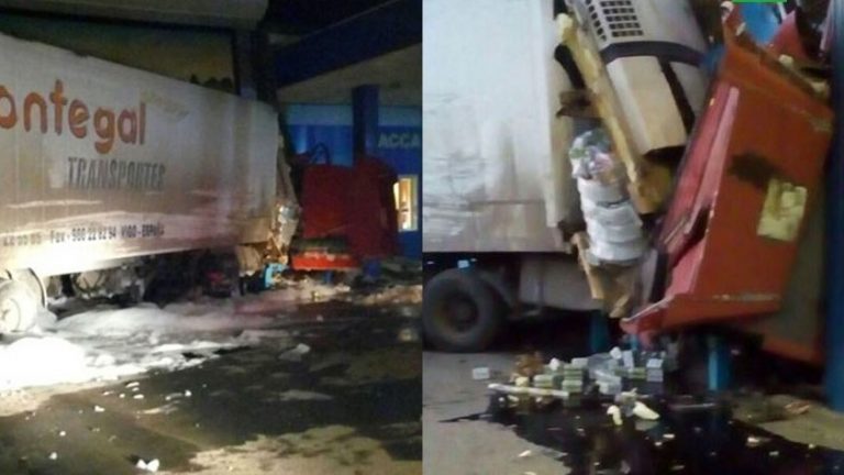 Στην περιοχή Irkutsk, ένα φορτηγό έπεσε πάνω σε καφέ υπάρχουν μόνο τραυματίες.