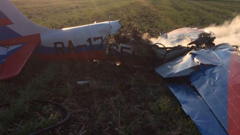 Πτώση μονοκινητήριου αεροσκάφους στη Σταυρούπολη της Ρωσίας.