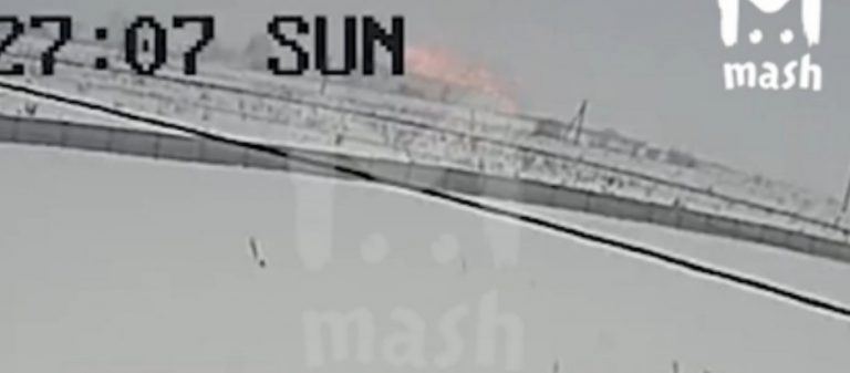 Το πρώτο βίντεο από τη στιγμή της συντριβής του μοιραίου An-148 στη Μόσχα