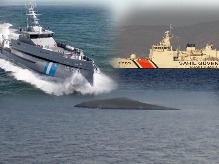 Στήνουν θερμό επεισόδιο οι Τούρκοι – Σκάφος της τουρκικής Ακτοφυλακής προσπάθησε να εμβολίσει πλωτό του Λιμεναρχείου της Χίου