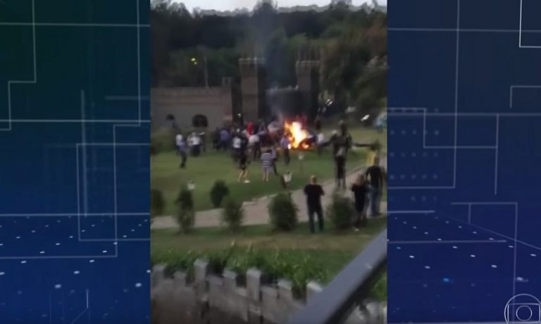 Video-ΣΟΚ: Συντριβή ελικοπτέρου που έφερνε νύφη μπροστά στον γαμπρό…