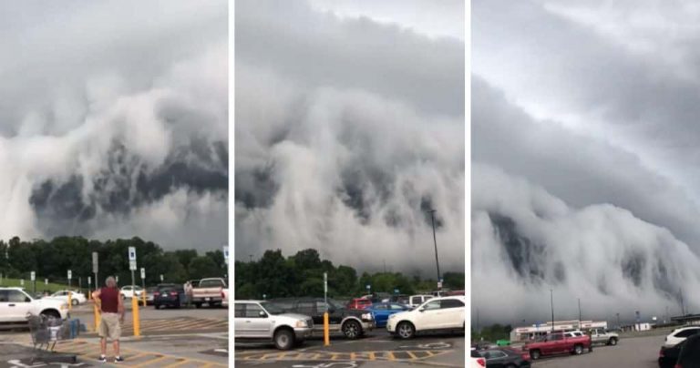 Απόκοσμα σύννεφα σκεπάζουν το Ιλλινόι των ΗΠΑ