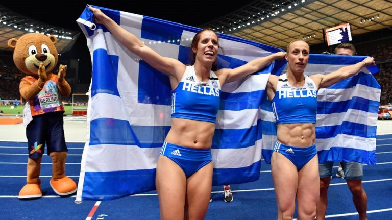 Στεφανίδη – Κυριακοπούλου: Η Ευρώπη υποκλίθηκε στα χρυσά κορίτσια – Δείτε τα άλματα που έγραψαν ιστορία