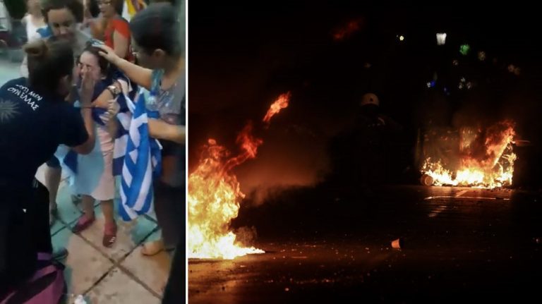 ΔΕΘ: Αγρια επεισόδια – Η αστυνομία «έπνιξε» τη Θεσσαλονίκη στα χημικά – Θύματα μικρά παιδιά