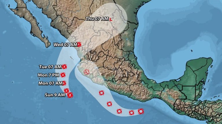 Ο τυφώνας Ουίλα, κατηγορίας 4, κινείται απειλητικά προς τις μεξικανικές ακτές στον Ειρηνικό