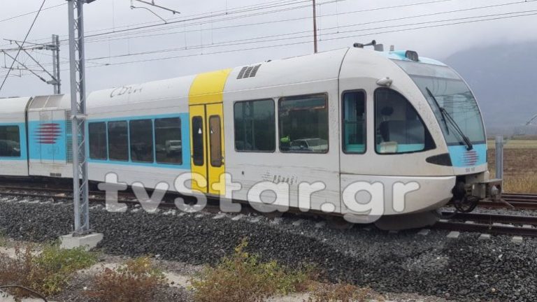 Πλάνα από το τρένο που εκτροχιάστηκε στη γραμμή Λιανοκλάδι – Αθήνα