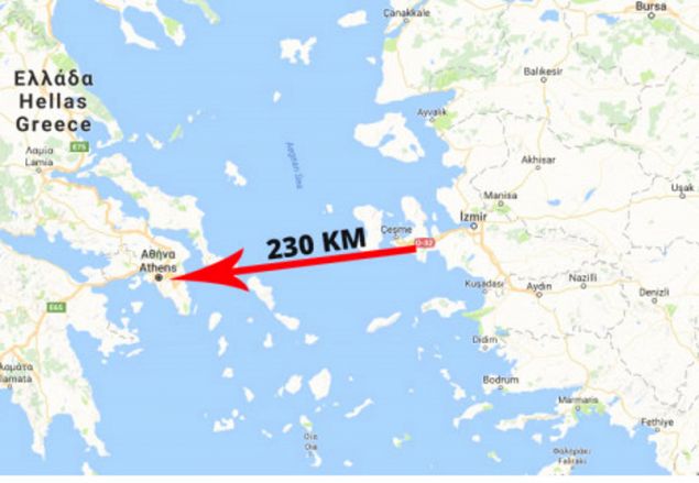 Νέα τουρκική πρόκληση: Δημοσίευσαν χάρτη με την Αθήνα εντός του βεληνεκούς του πυραύλου Μπόρα  