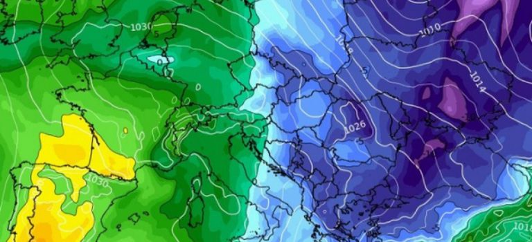 Δείτε καρέ – καρέ την κάθοδο του ψύχους προς την Ελλάδα
