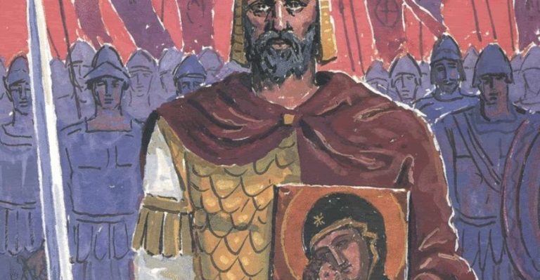 Παιδί μου εἶναι ἴσως καὶ ἡ τελευταία φορὰ ποὺ σοῦ λέω νὰ γράψῃς κάτι, γιατὶ πλέον θὰ μιλᾶ ὁ οὐρανός. Δυστυχῶς ἡ Μακεδονία μας παραδόθηκε