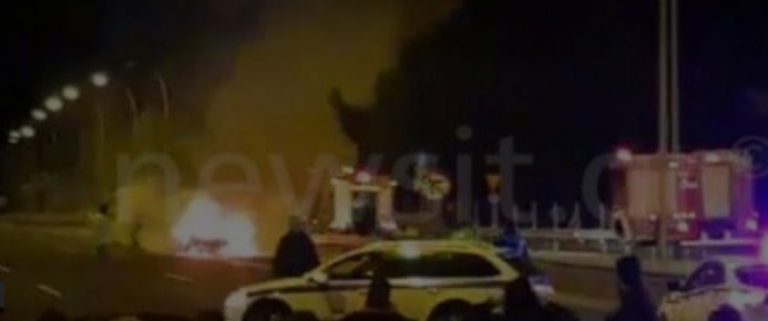 Εικόνες-κόλασης στην Αθηνών-Λαμίας