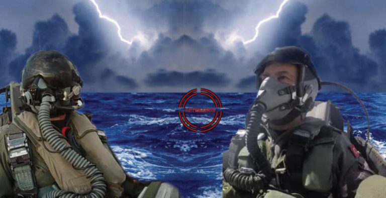 Αλωνίζουν οι Τούρκοι στον αέρα …Μια τετράδα Οπλισμένων F-16 πέρασε όλο το Αιγαίο