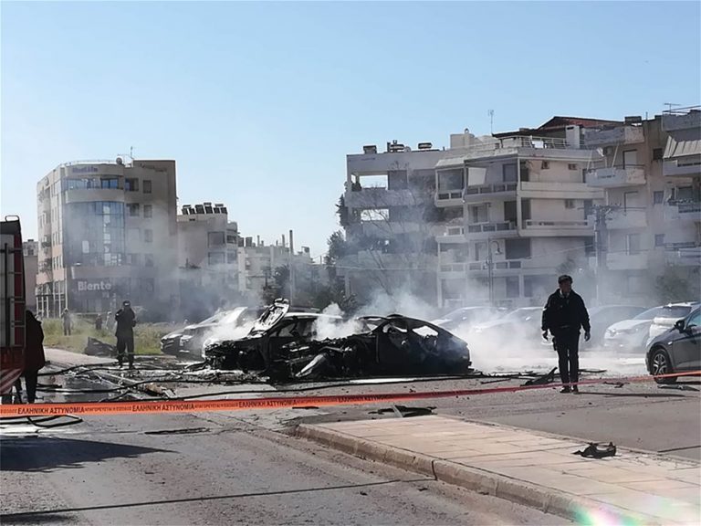 Ισχυρή έκρηξη με έναν τραυματία στη λεωφόρο Βουλιαγμένης