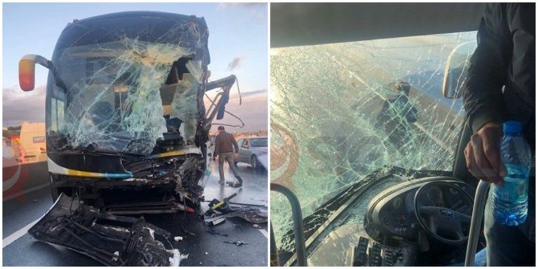 Τροχαίο Λεμεσού: Στο νοσοκομείο μαθητές και καθηγητές