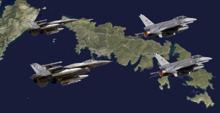 Δυτικά της ν. Λέσβου πρόλαβαν τα Φαντάσματα της 337 Μ τους Τούρκους που έκαναν τις Υπερπτήσεις …Το ξύλο που έπεσε δεν λέγεται