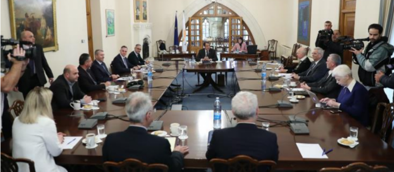 Ολοκληρώθηκε το Εθνικό Συμβούλιο της Κύπρου: Ομόφωνη καταδίκη της τουρκικής επιθετικότητας