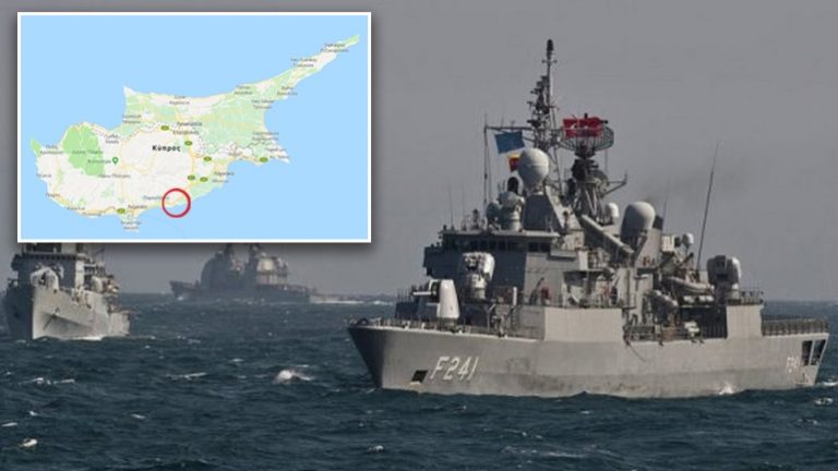 Ο γαλλικός στόλος ρίχνει άγκυρα στην Κύπρο