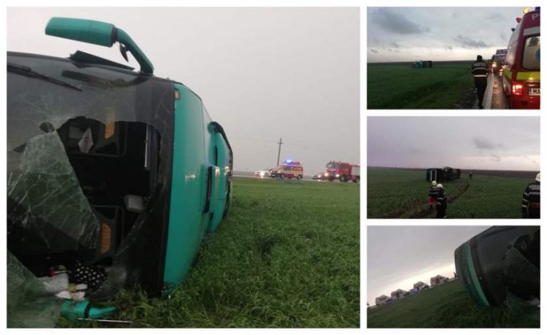 Βίντεο-Ανεμοστρόβιλος «εκτινάσσει» λεωφορείο με 40 άτομα