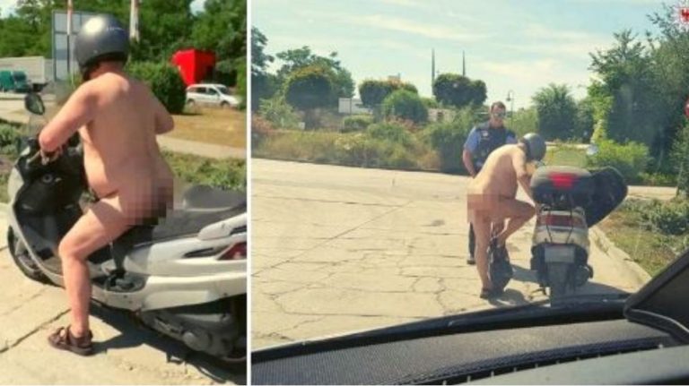 Άνδρας βγήκε γυμνός και έκανε βόλτες με σκούτερ στο Βραδεμβούργο
