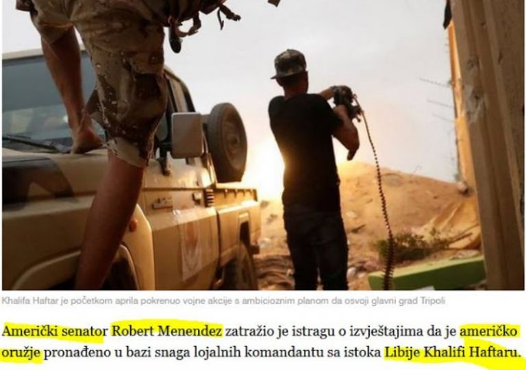 Αμερικανός Γερουσιαστής ζητά έρευνα για τα αμερικανικά όπλα που παραδίδονται στη Λιβύη