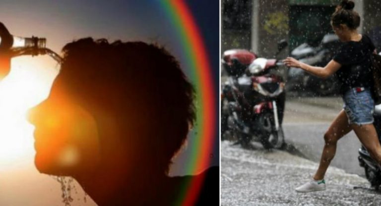 Καμίνι η μισή Ελλάδα με 43 βαθμούς – Χαλάζι και ισχυρές καταιγίδες στην υπόλοιπη