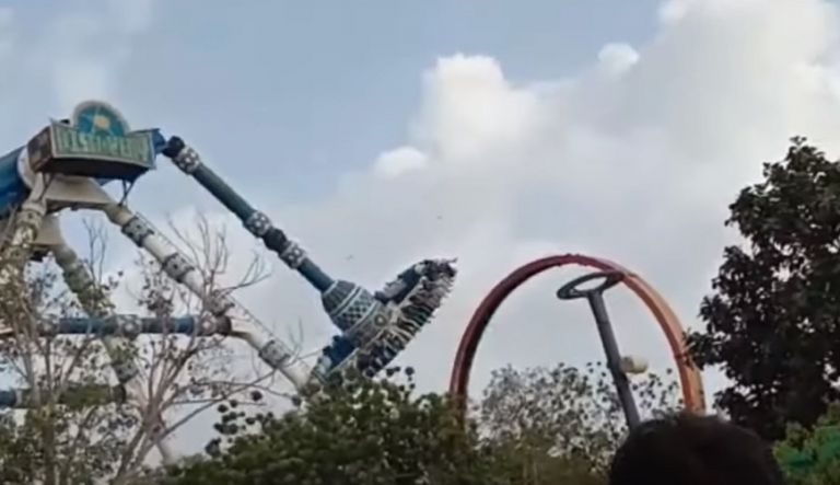 Λούνα παρκ Ινδία: Σοκαριστικές εικόνες από κατάρρευση ρόδας – 3 νεκροί, 26 τραυματίες (ΣΚΛΗΡΕΣ ΕΙΚΟΝΕΣ)