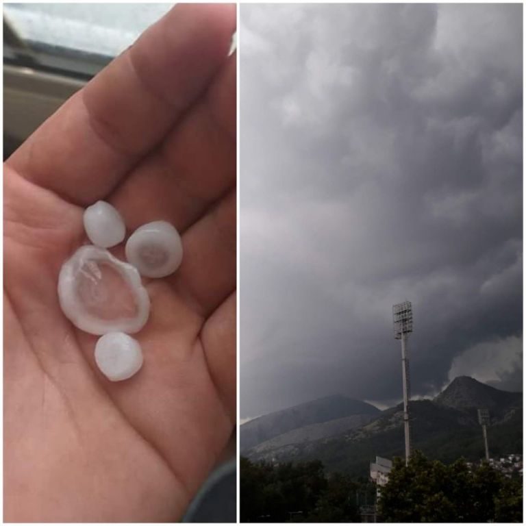 Ο καιρός τρελάθηκε: Στη Ξάνθη έριξε χαλάζι σε μέγεθος φουντουκιού