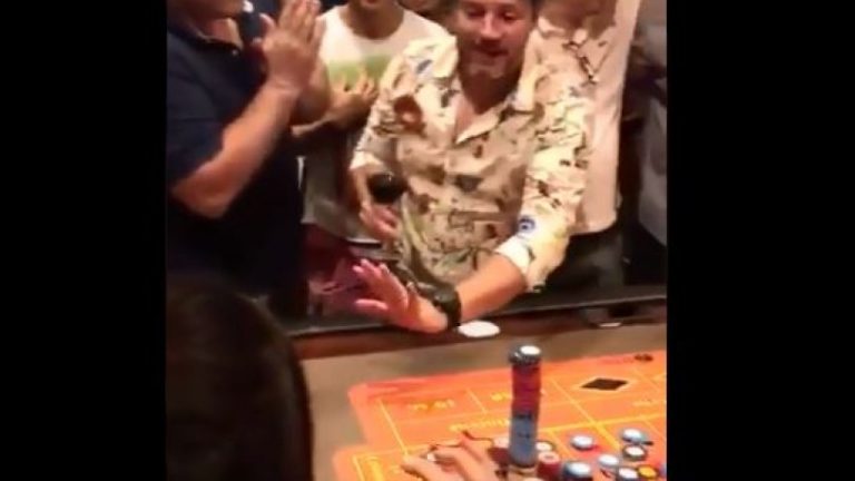 Η στιγμή που βάζει 100.000 σε ένα νούμερο της ρουλέτας και κερδίζει 3,5 εκατομμύρια