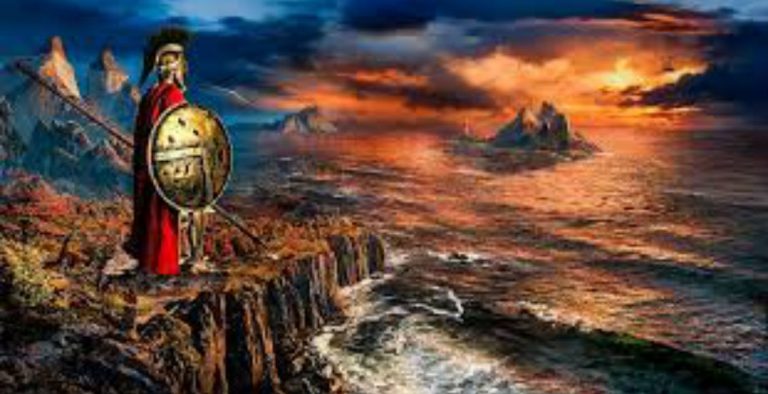 Ο Άγνωστος Σπαρτιάτης:Πηγαίνω να πεθάνω αύριο και γράφω αυτά τα λόγια, κάτω από το φώς ενός πυρσού περιμένοντας το ξημέρωμα.