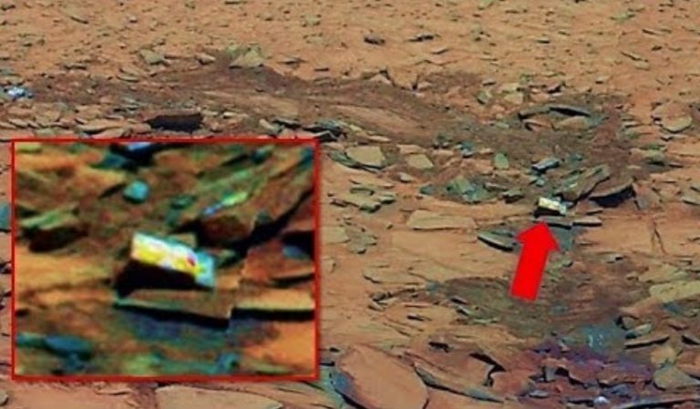 Μυστηριώδες “κουτί” στον Άρη με χρώματα και ένα σχέδιο, φωτογραφίζεται από το Rover Spirit